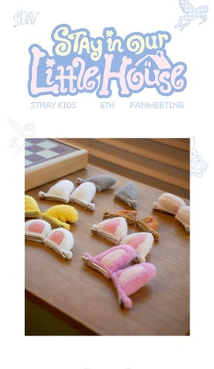 Мерч STRAY KIDS - 'STAY in Our Little House' SKZOO PLUSH HAIR PIN