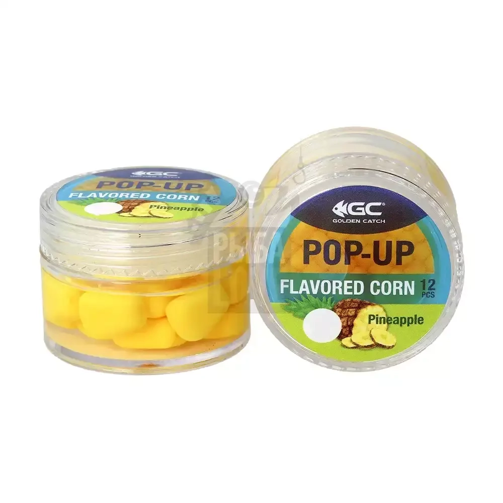 Кукуруза силиконовая GC Pop-Up Flavored АНАНАС (12шт) в дипе