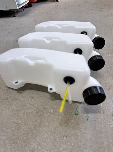 Бак прямая горловина 2 крепления бензокоса Китай 43/52cc