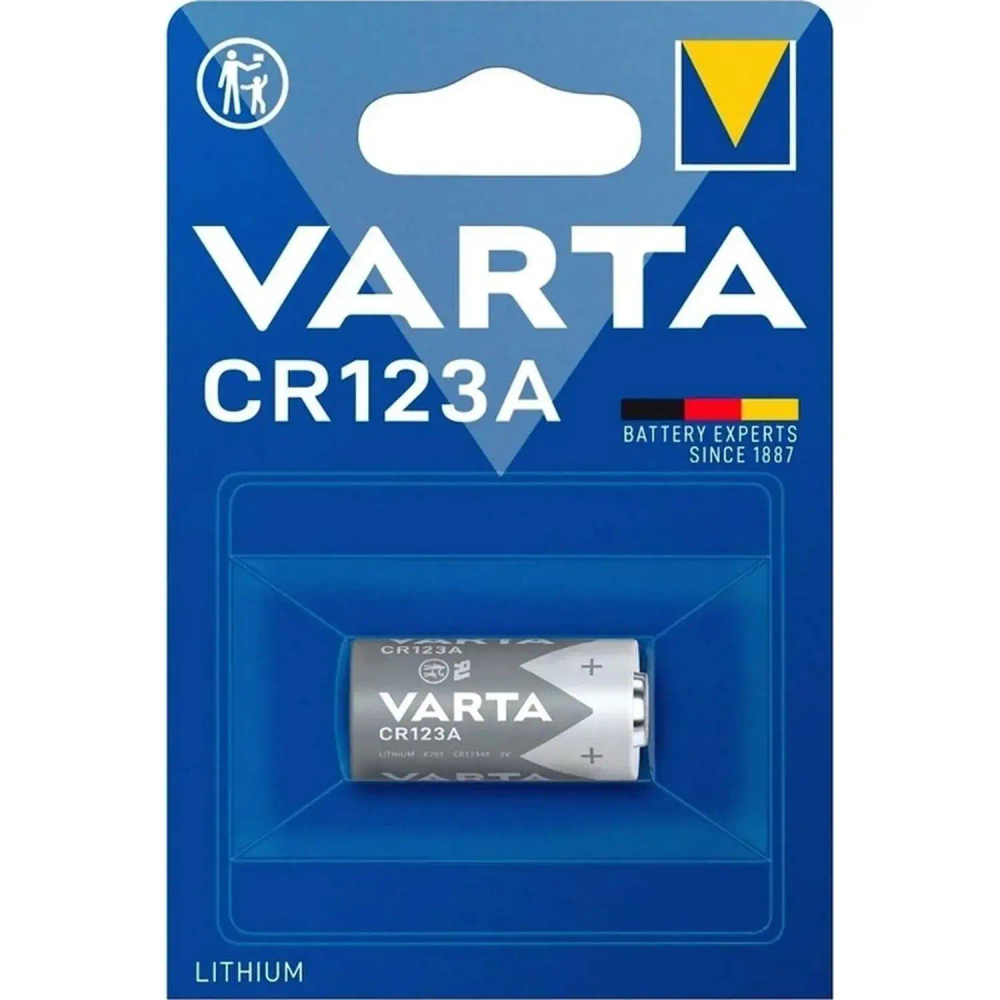 Батарейка Varta Professional CR123A 1шт Lithium 3V (6205) (1/10/100)