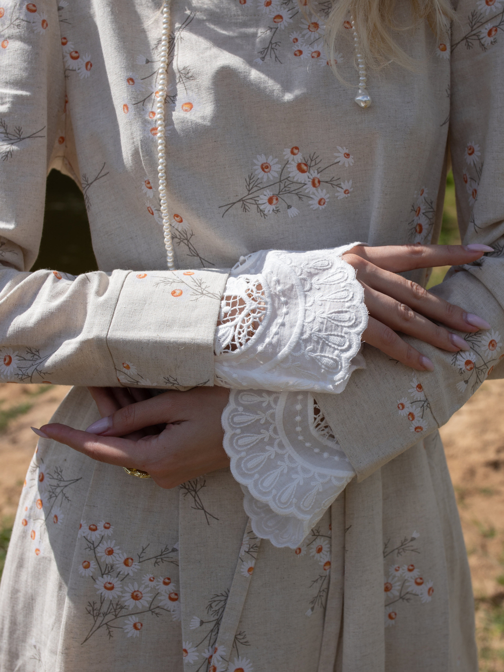 Манжеты на рукава съемные кружевные