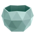 Кашпо для цветов пластиковое 2,5л d-21,8см «Топаз» Нефрит
