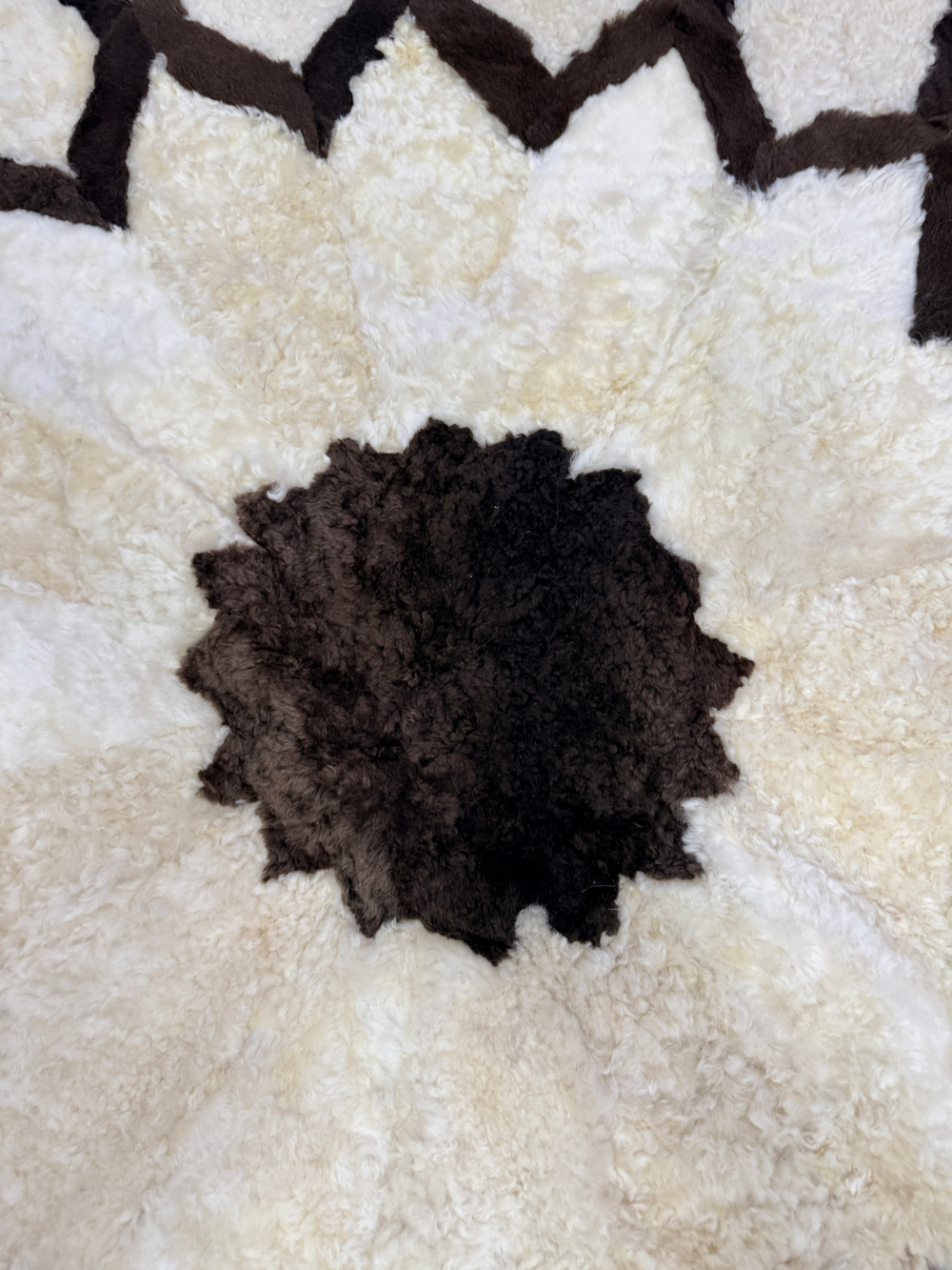 Ковер шкура натуральная овчина меховой