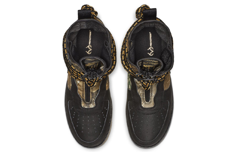 Кроссовки Realtree X Nike Air Force 1 Hi "Black Camo"
