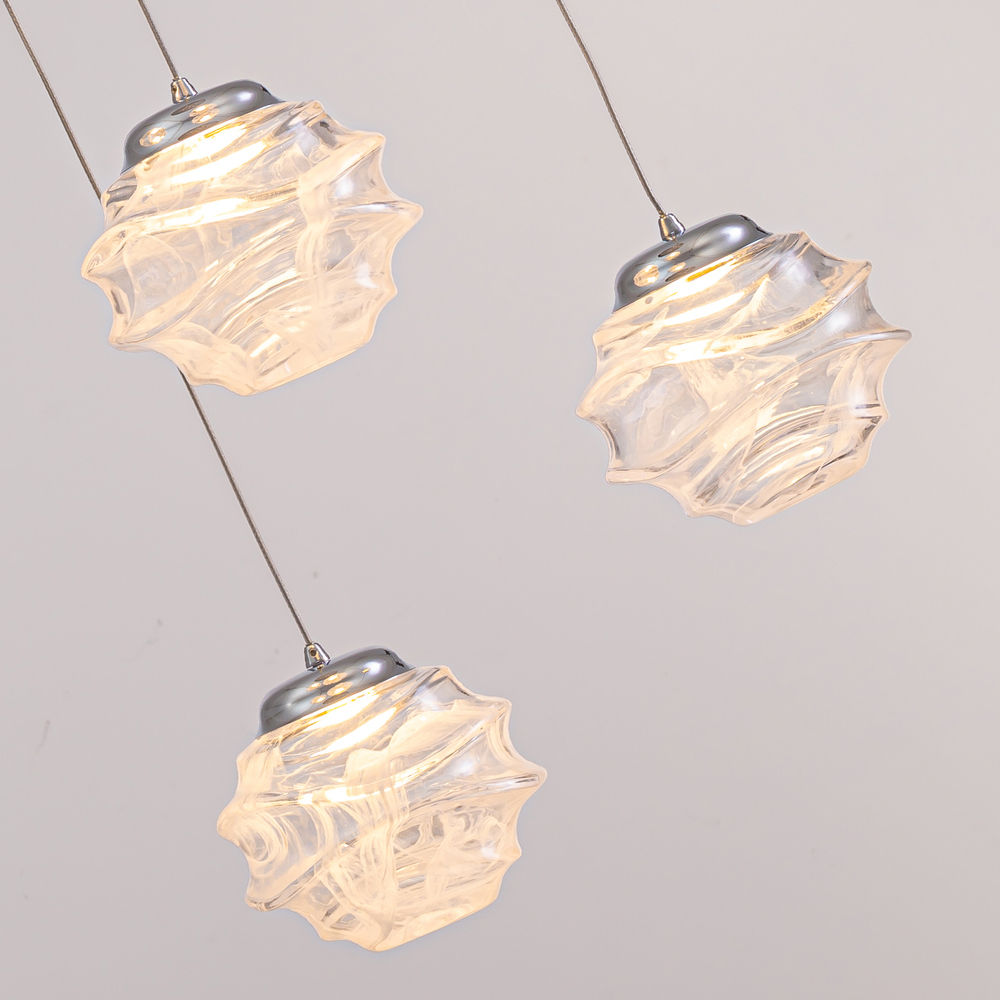 Подвесной светильник MD25030003-5B chrome/clear