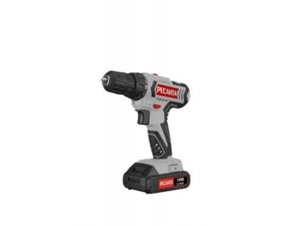 Дрель-шуруповерт аккумуляторная ДА-18-2ЛК Ресанта