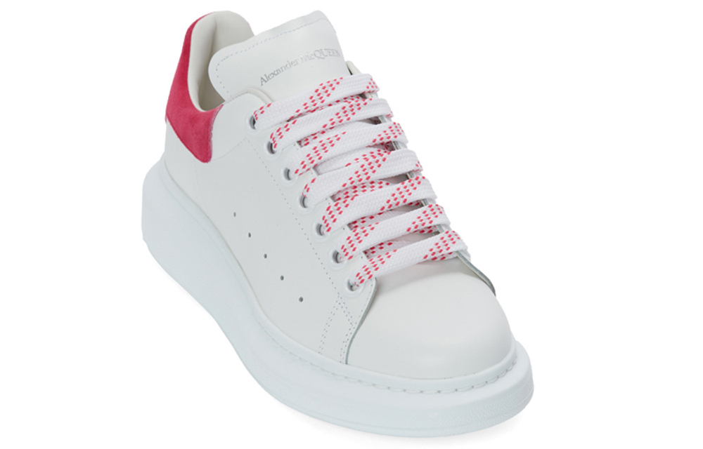 Alexander McQueen Alexander McQueen cowhide smooth lace-up sports fashion sneakers women's pink