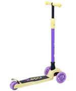 Самокат детский 3-х колесный RIDEX Chip, 120/80 мм, фиолетовый/желтый