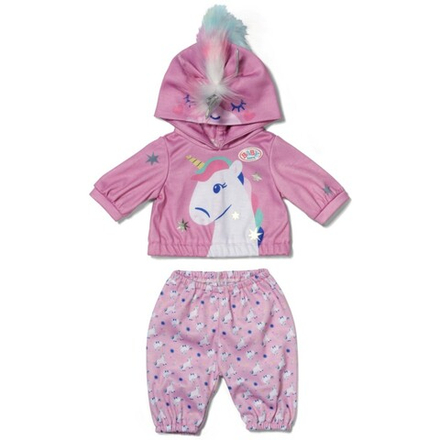 Zapf Creation 839409 — Спортивный костюм с единорогами для куклы BABY born 43 см 839409