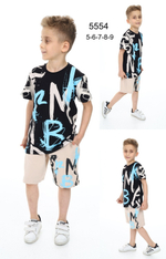 Костюм (футболка+шорты) уни LEYZ 5554