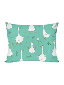 Постельное белье Полисатин Мечта "Гуси-Гуси" 1,5-сп Наволочка 50х70 см 1 шт Простынь 150x215 смПододеяльник 145x215 см