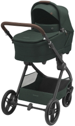 Коляска детская Maxi-Cosi Oxford Plus 3 в 1 с автокреслом Pebble 360 Pro Twillic Graphite 1978403110 Twillic Green/Зеленый