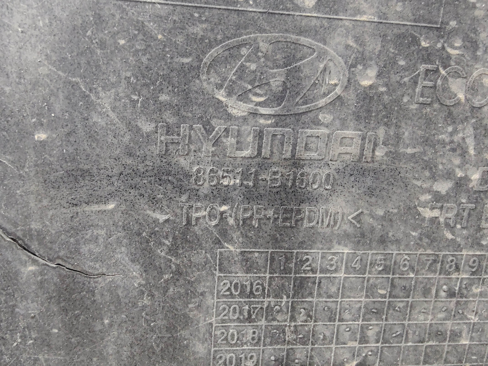 Бампер передний Genesis G80 1 16-20 Б/У Оригинал 86511B1600