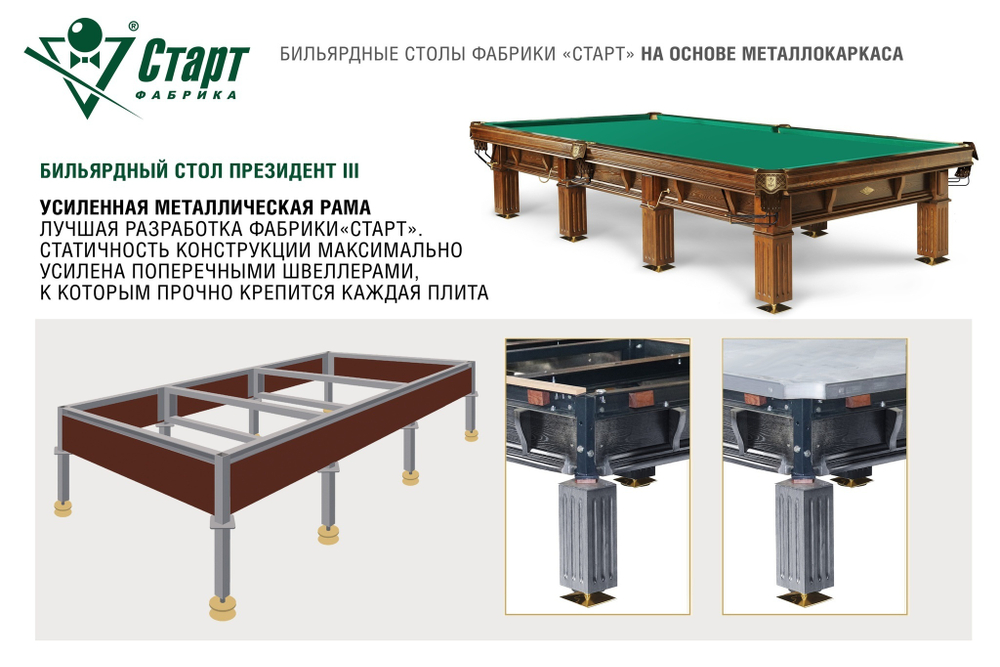 Бильярдный стол Президент III