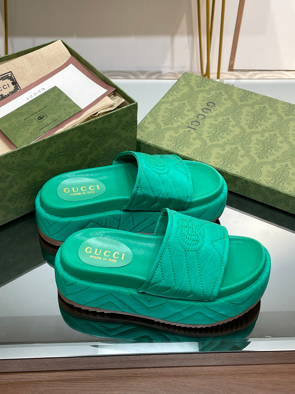 Gucci Platform Slide Sandal