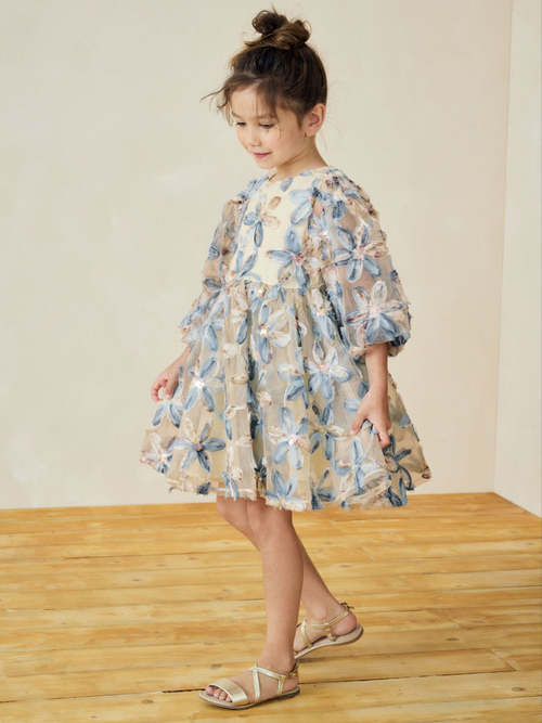 Платье для девочки Next E35-482, Голубой