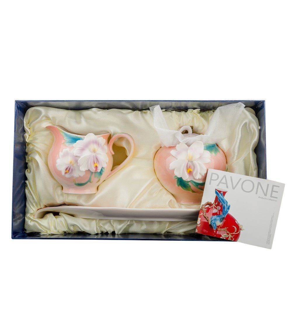 Pavone FM-63/ 2 Набор сахарница и молочник «Сальпиглоссис»