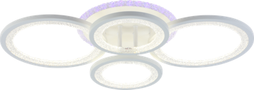 Светодиодная люстра 96W+7W 3000К-6000К RGB 8448/4 WHT белый Profit Light