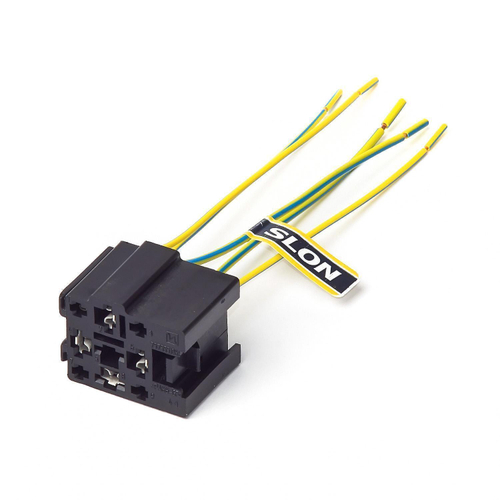 Колодка с проводом на реле стеклоочистителя 5ти-контактная