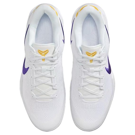 NIKE Kobe 8 Баскетбольные кроссовки Низкие Белые кроссовки