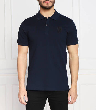 поло skull badge Alexander McQueen - темно-синий(727290 QUX33)