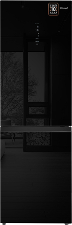Холодильник Weissgauff WRK 185 Total NoFrost Inverter Black Glass