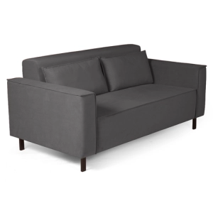 Club диван-кровать прямой, велюр Frost Smoke