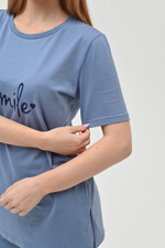 Брючная пижама Smile цвет голубой