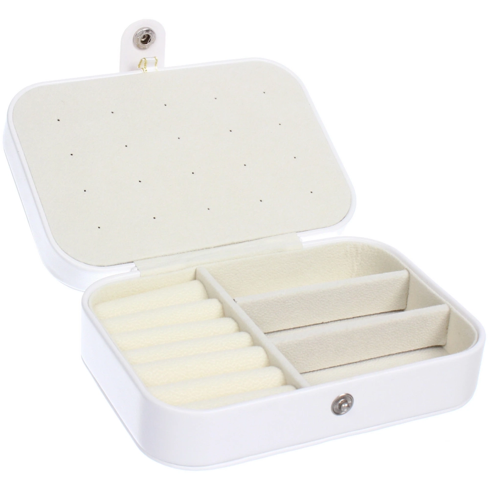 Шкатулка для украшений «ПАЛУМНА», цвет белый, 16*11*5см см