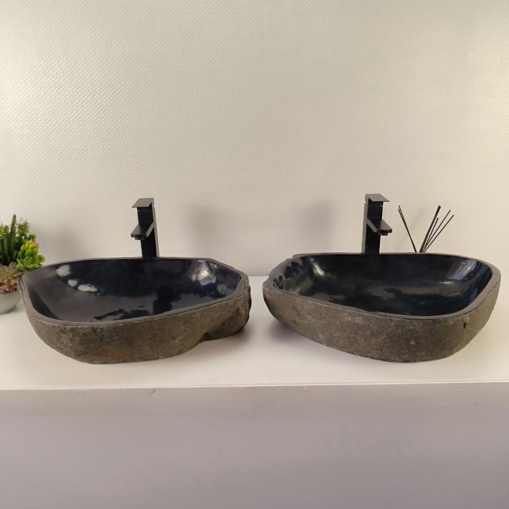 Раковина из речного камня ПАРА! RS-74898 60*44*13 0866