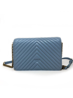 CLASSIC LOVE BAG CLICK CHEVRON – blue