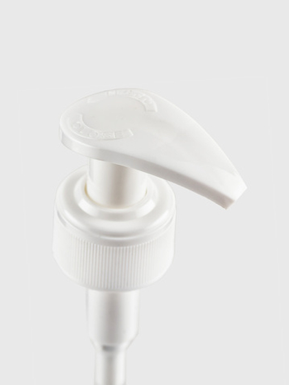 Дозатор белый широкий ребристый 28/410 H1