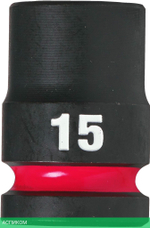 Головка ударная Milwaukee Shockwave 1/2" 15мм (4932480309)