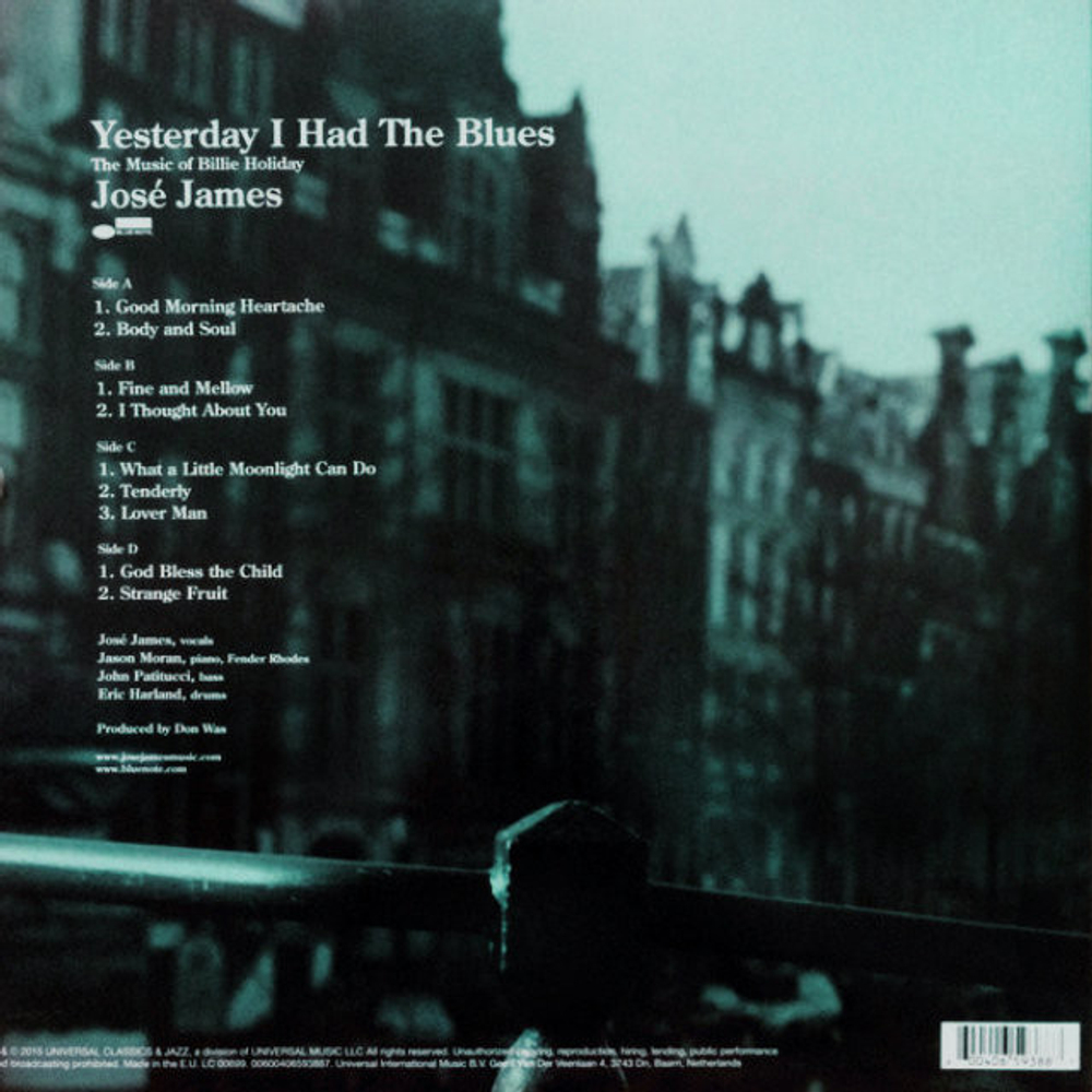 Jose James / Yesterday I Had The Blues: The Music Of Billie Holiday (2LP)