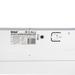 ULP-60120 72W-4000К IP40 UNIVERSAL WHITE Светильник светодиодный потолочный универсальный. Белый свет 4000K. 10300Лм. Корпус белый. В комплекте с и-п. ТМ Uniel.