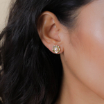 Пуссеты Franck Herval, Jeanne, с жемчугом, FH26.1-12-70107 (белый)