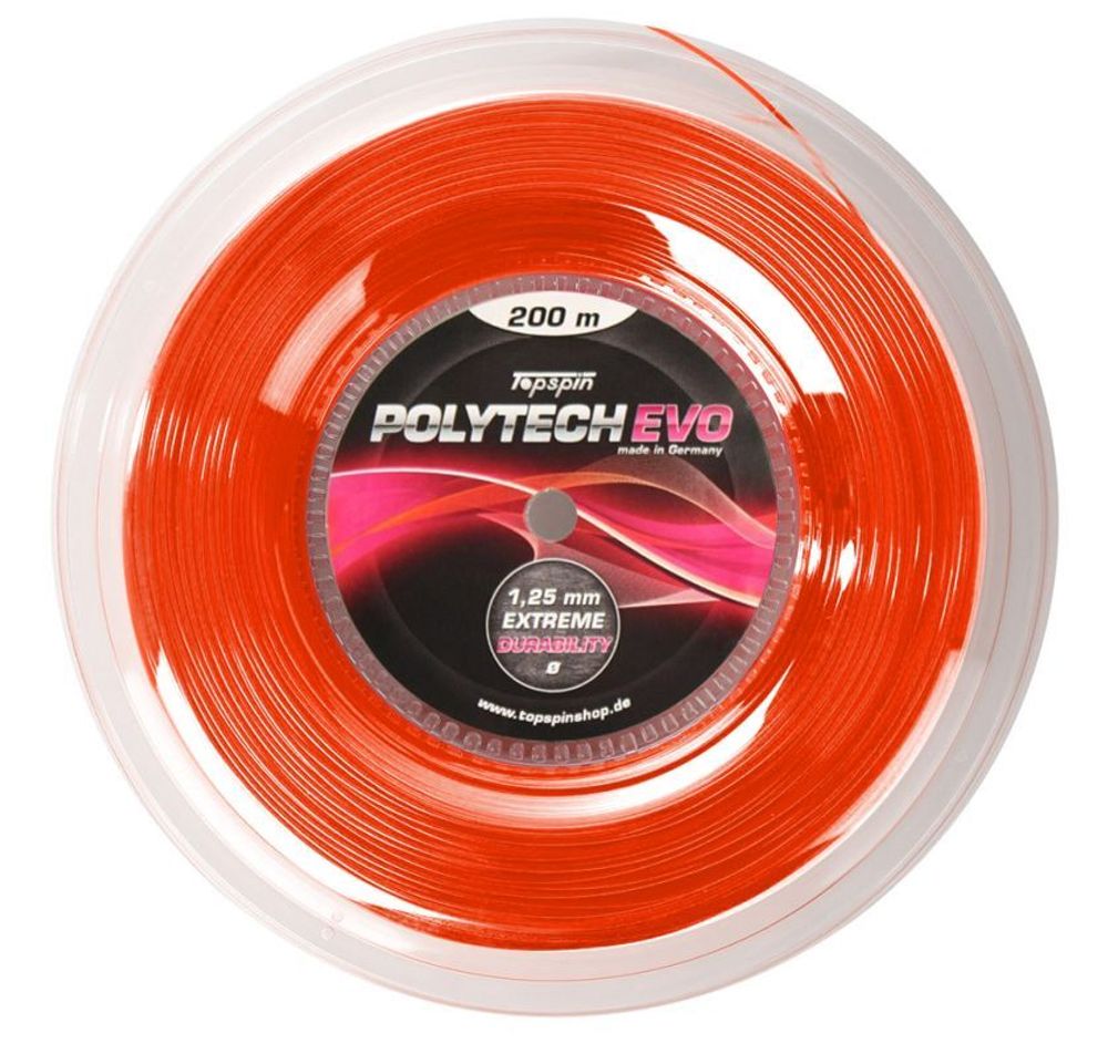 Теннисные струны Topspin Poly Tech Evo (200m) - Оранжевый