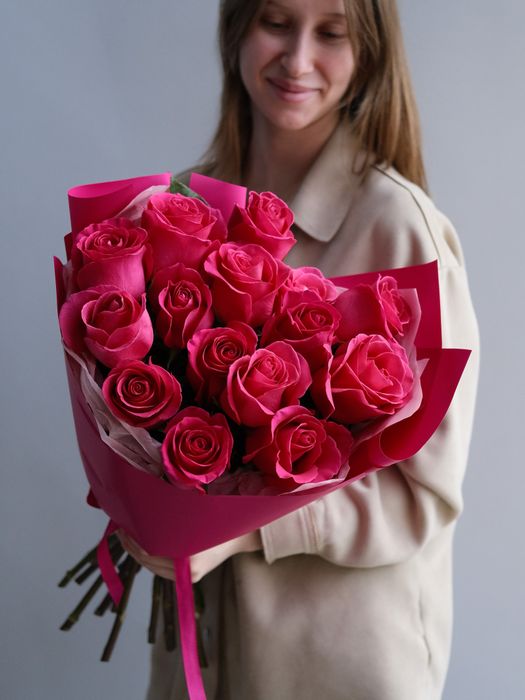 Монобукет из роз Пинк Флойд