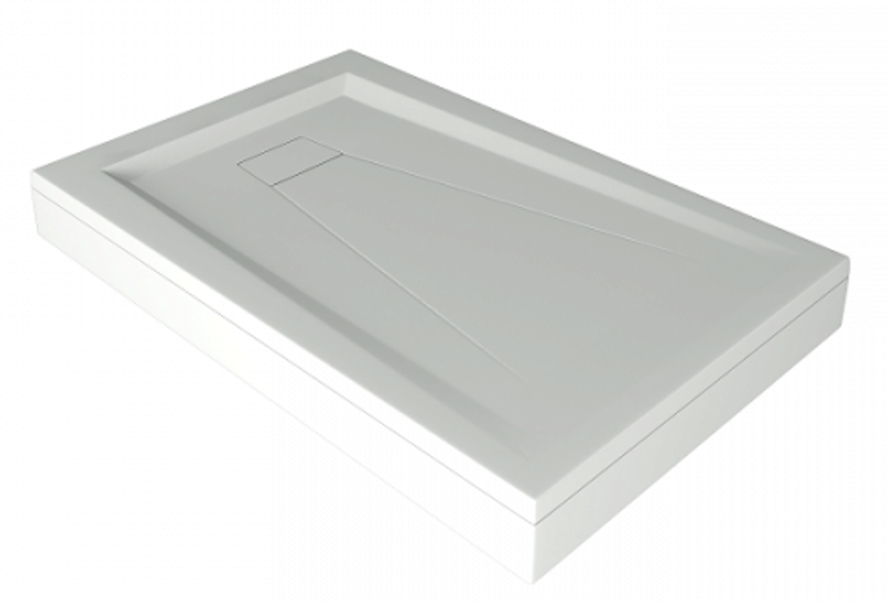 Душевой поддон из литьевого мрамора Bas Атриум 120x90см. CТ000016455