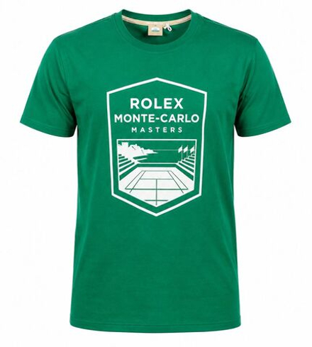 Теннисная футболка Monte-Carlo Rolex Masters Patch & Print - green