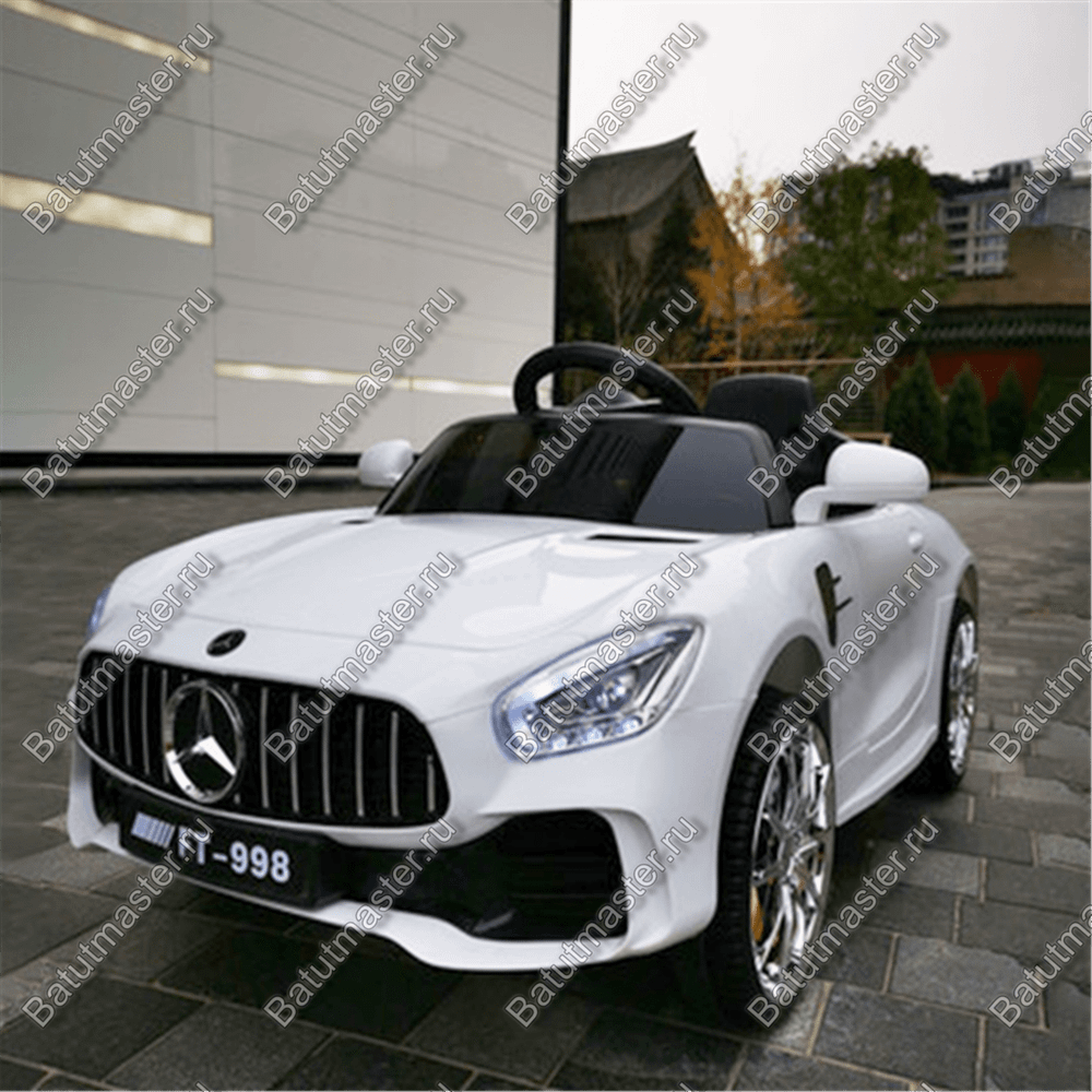 Детский электромобиль "Mercedes" белый, стандартная комплектация