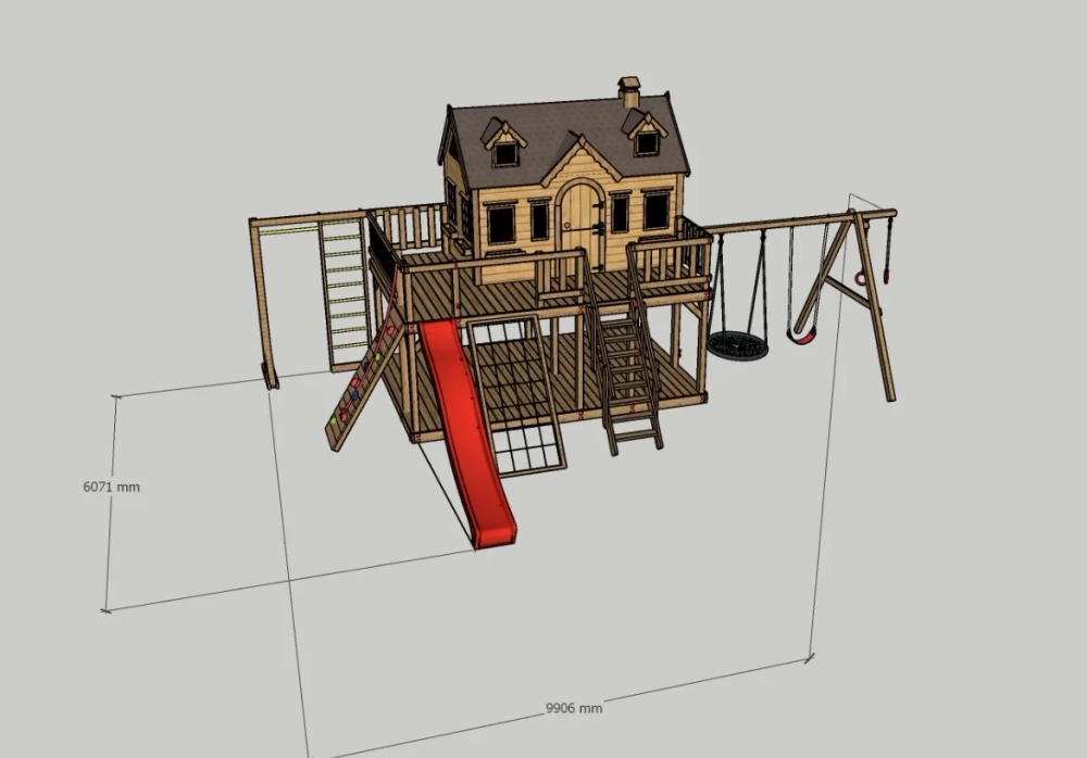 Детский деревянный домик Камилла