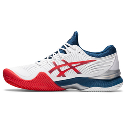 Мужские кроссовки теннисные Asics Court FF 2 Clay - white/mako blue