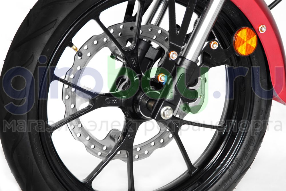 Электроскутер IKINGI HARLEY CHOPPER 4000W (60V/30Ah) - Красный фото №18