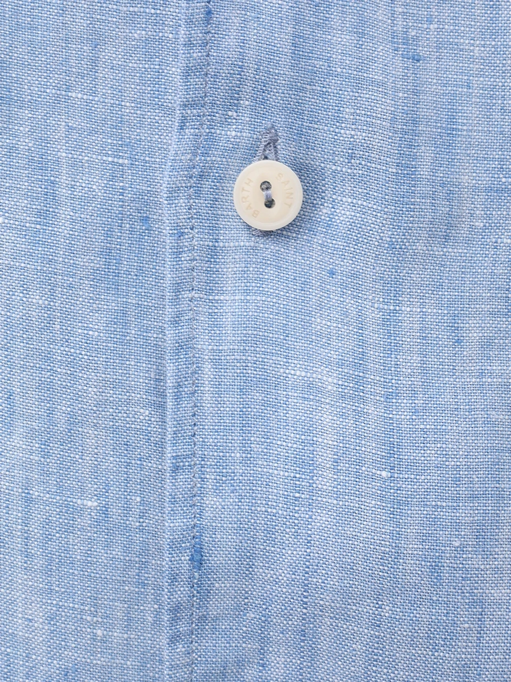 Рубашка Saint Barth Pamplona denim голубой лён