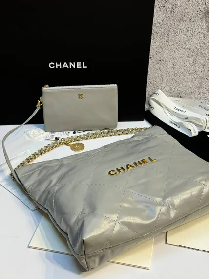 Сумка Chanel 22 серый