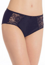 Трусы-слипы с низким вырезом по линии бедра (Размер: 48) (Цвет: темно-синий)