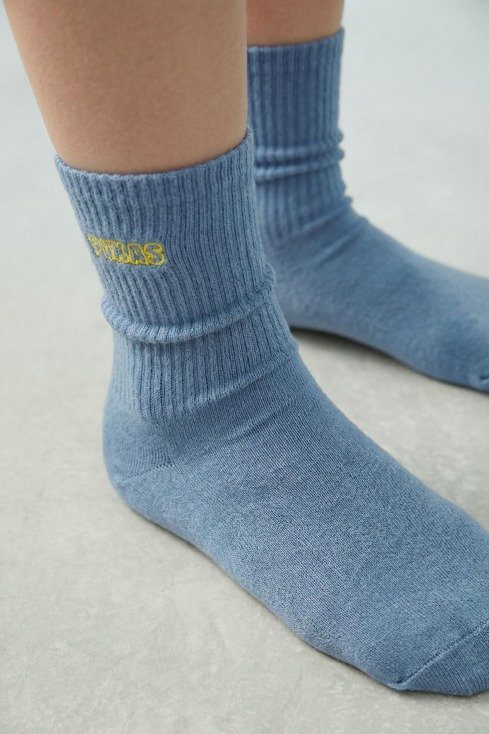 ZARA X PUKAS НАБОР ИЗ 2 ПАР ВЫСОКИХ НОСКОВ PUKAS SURF, СИНИЙ/БЕЛЫЙ