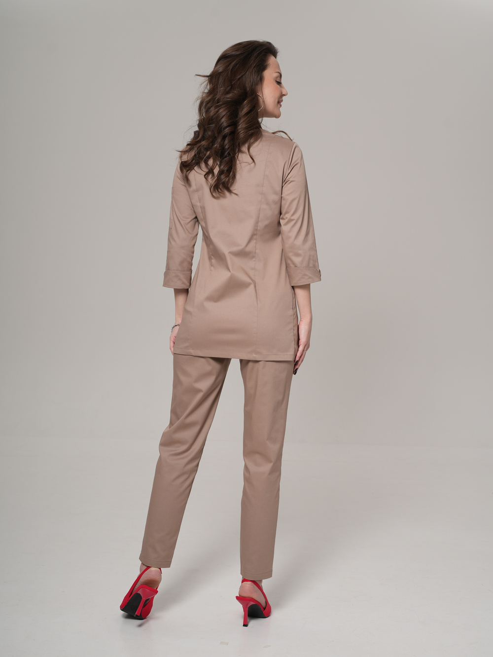 Китель поварской | Бл-318 к 3/4 статус стрейч