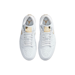 Кроссовки Air Jordan 1 Retro Low White Metallic Gold
